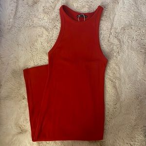 Zara Halter Neck Midi Dress